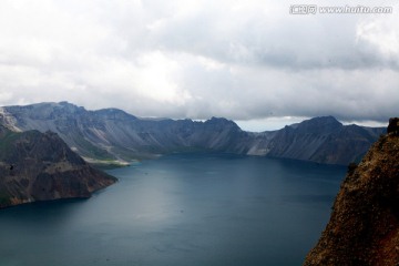 吉林省 长白山 兰色 天池