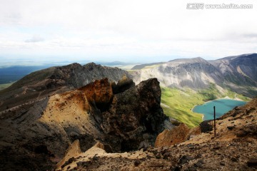 吉林省长白山 神韵 山岩