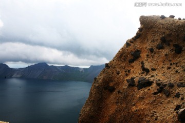 吉林省长白山 悬崖峭壁