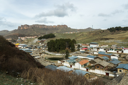 甘南著名风景区郎木寺