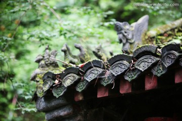 湖北十堰武当山 屋脊