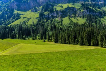 瑞士高山草原牧场