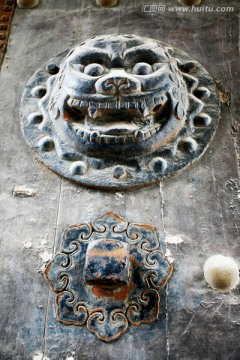 王家大院 中式古建筑门环