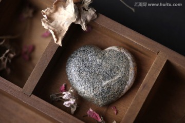 心形石头 一颗心