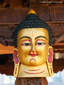 印度佛像面具