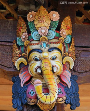 印度象头神面具