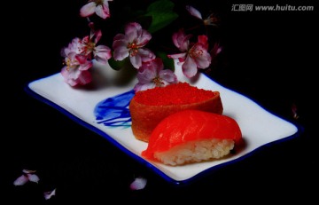 寿司与樱花