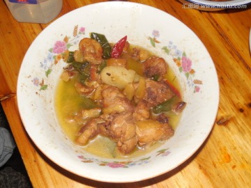 土豆炒鸡腿