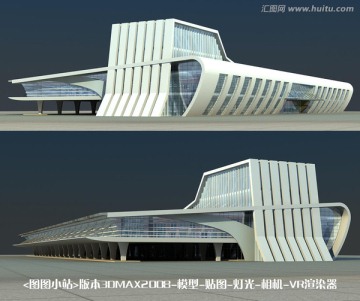 客运站办公楼3D模型