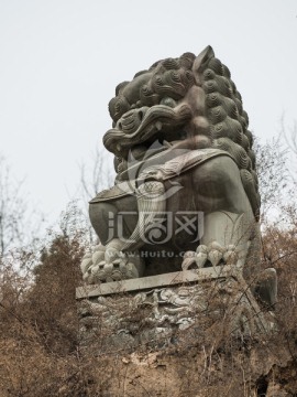 狮子 石雕 