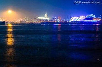 青岛奥帆中心夜景