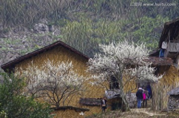 油画风景