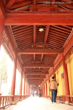 河北赵县柏林禅寺 文化长廊