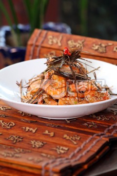 香茅竹节虾