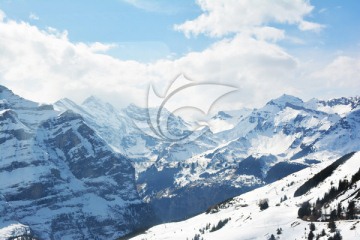 中欧之旅 阿尔卑斯山脉滑雪场