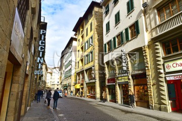 佛罗伦萨建筑群商业街