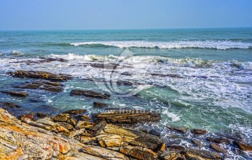 大海 页岩 岩石