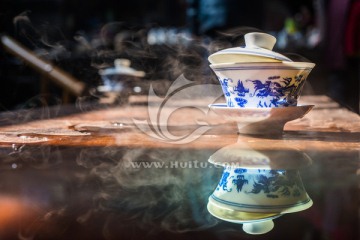 成都老茶馆 盖碗茶