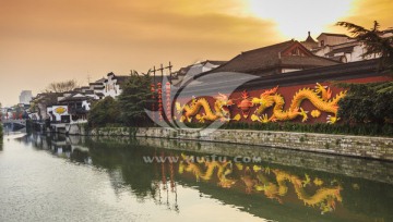 南京秦淮河夜景