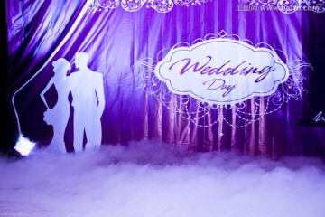 婚礼现场背景图照片