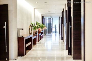 商务酒店走廊