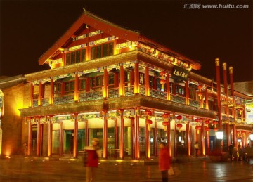 前门大街夜景