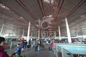 北京机场候机厅