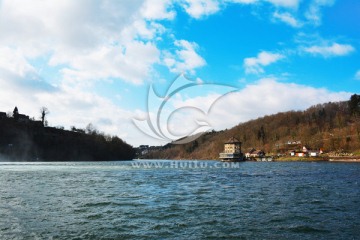 欧洲旅游风景摄影 瑞士莱茵河