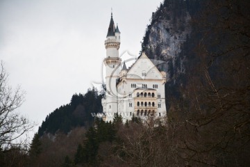 唯美教堂城堡 瑞士风景