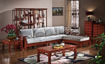 中式沙发高清摄影图
