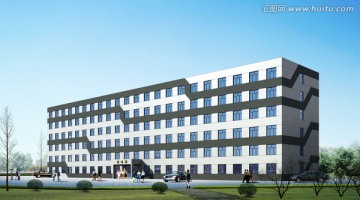 宿舍楼效果图