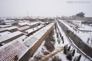 蔚州古城玉皇阁 街道 平房