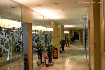 酒店过道布置