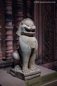 狮子像 石狮子 柬埔寨石狮子