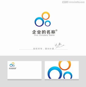 圆圈logo 科技logo