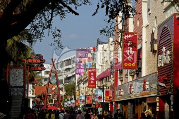 桂林正阳路步行街 钟塔