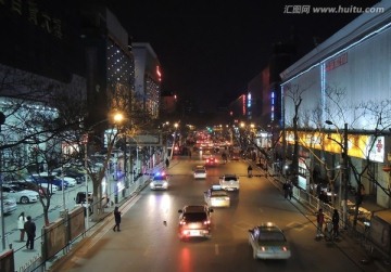 城市 街道 夜生活