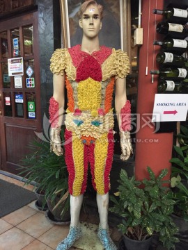 曼谷安全套主题餐厅装饰物