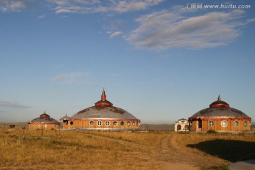 蒙古包 锡林郭勒草原