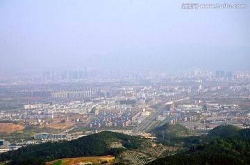 义乌城北机场路城市全景大图