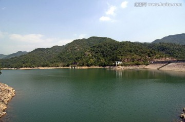 华溪森林公园王大坑水库全景