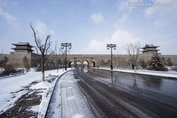 大同市新建古城公园 城楼