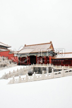 北京故宫雪景