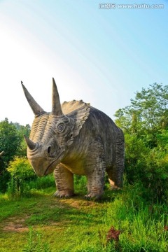 恐龙雕塑 四川旅游
