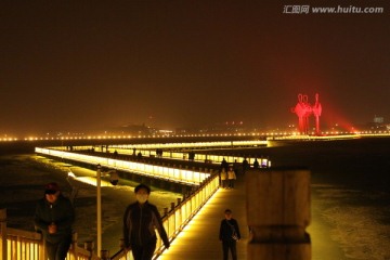 中国节 栈桥 夜景