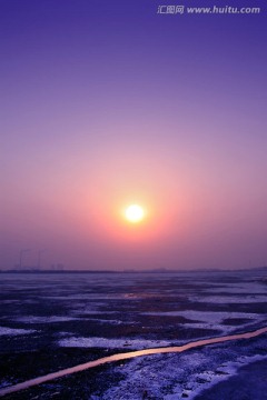 三永湖 黄昏 日落