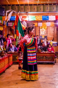 藏族 卓玛 歌舞