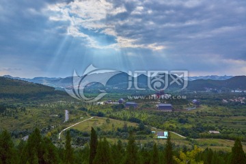 山东青州云驼风景区风光