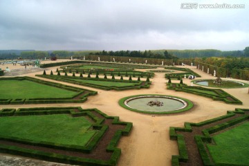 法国巴黎凡尔赛宫御花园