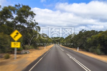 澳洲阿德莱德热带雨林公路风光